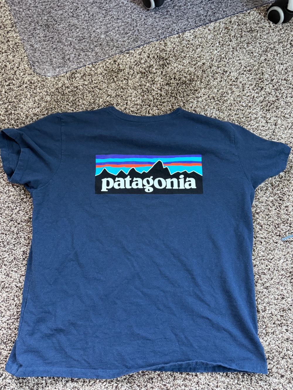 Patagonia Navy Logo T-Shirt
